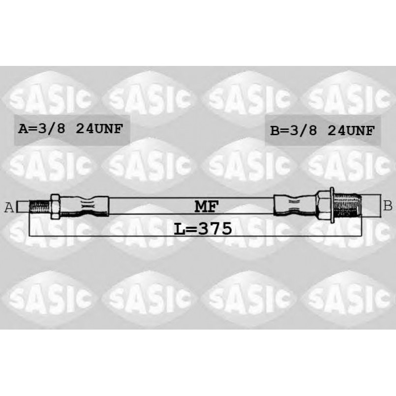 SBH0162   SASIC - Гальмівний шланг