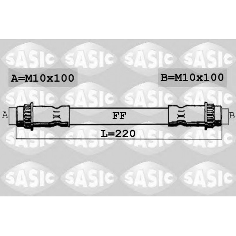 SBH0285   SASIC - Гальмівний шланг