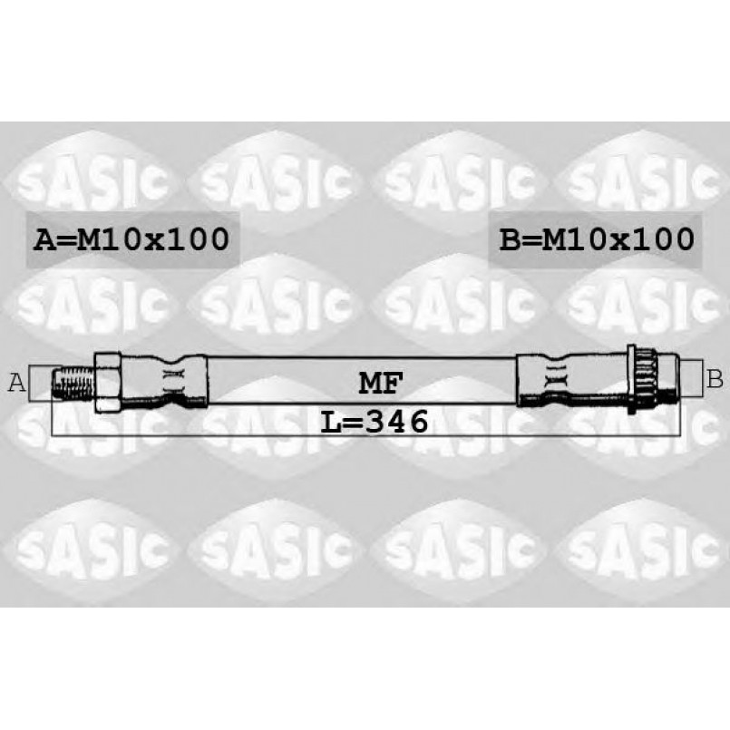 SBH4080   SASIC - Гальмівний шланг