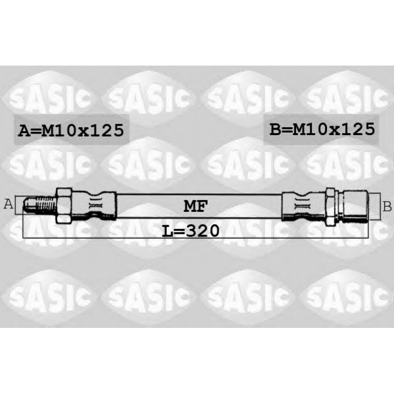 SBH6284   SASIC - Гальмівний шланг