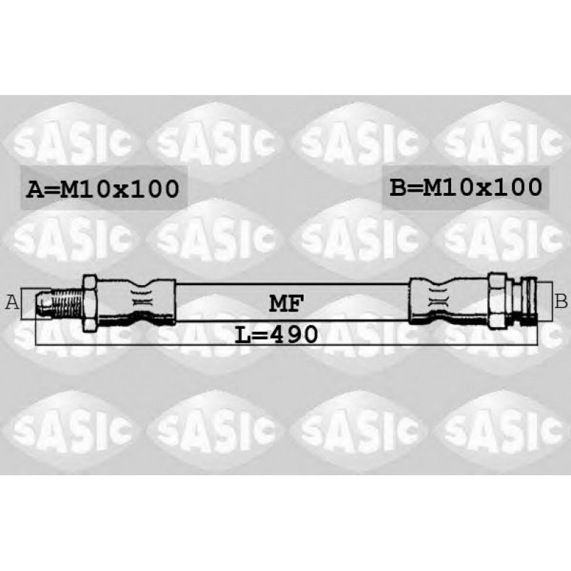 SBH6298   SASIC - Гальмівний шланг