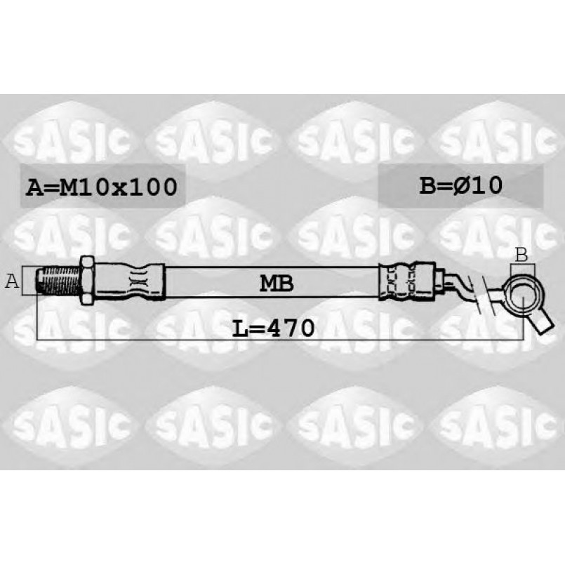 SBH6317   SASIC - Гальмівний шланг
