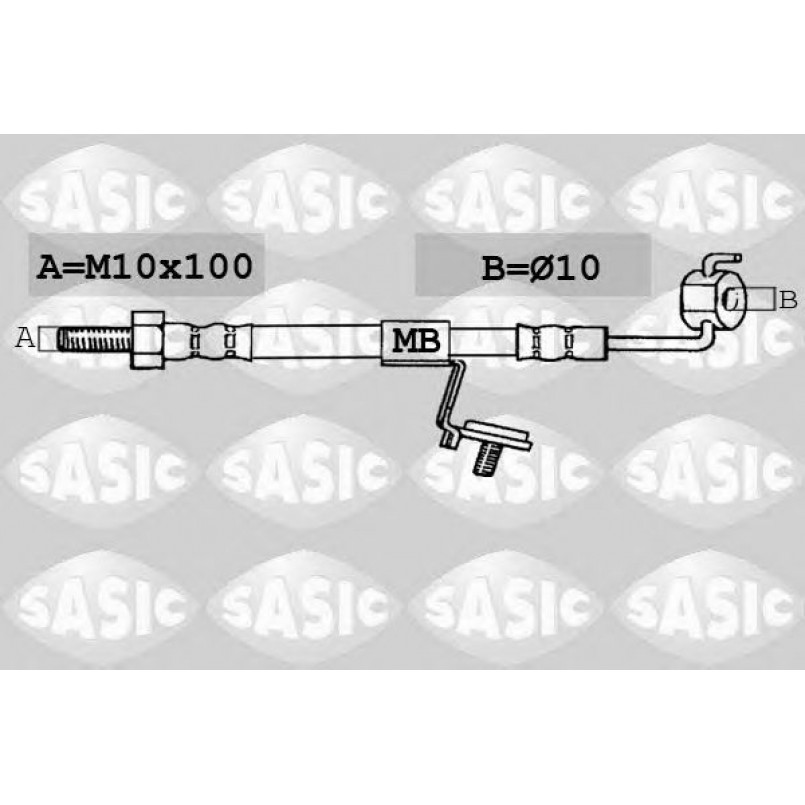 SBH6326   SASIC - Гальмівний шланг