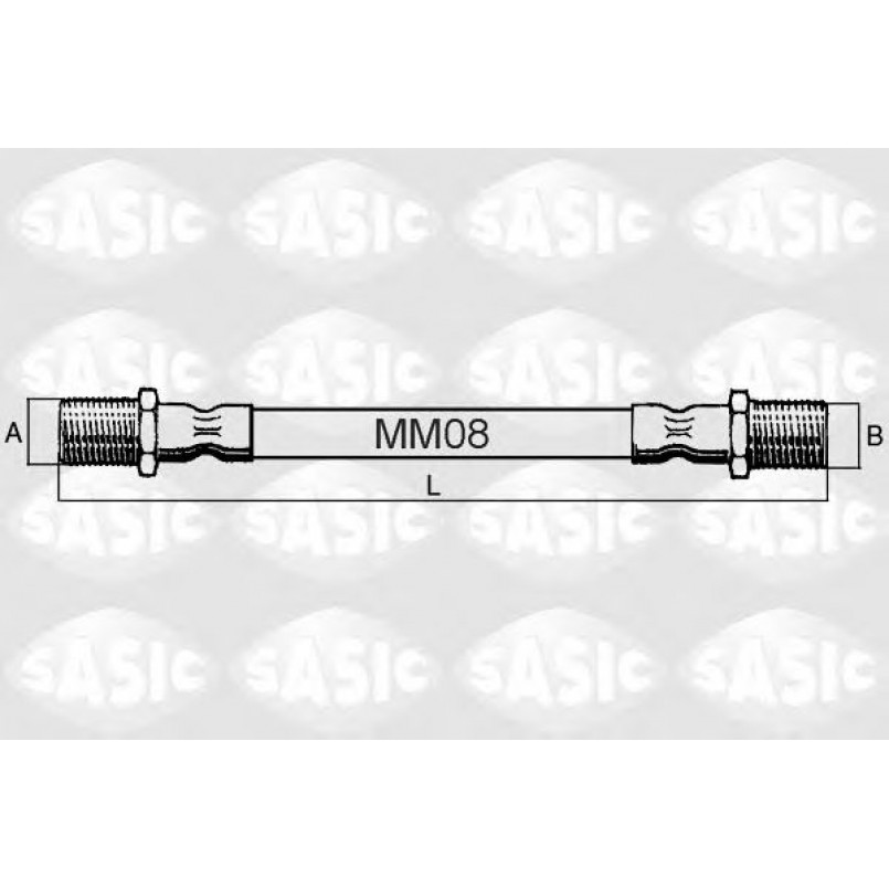 SBH6346   SASIC - Гальмівний шланг