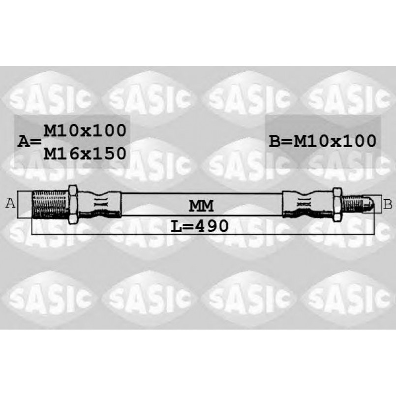 SBH6347   SASIC - Гальмівний шланг