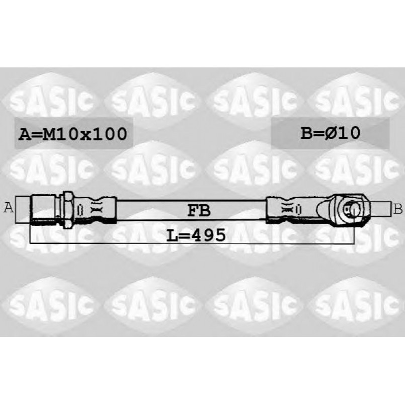 SBH6350   SASIC - Гальмівний шланг