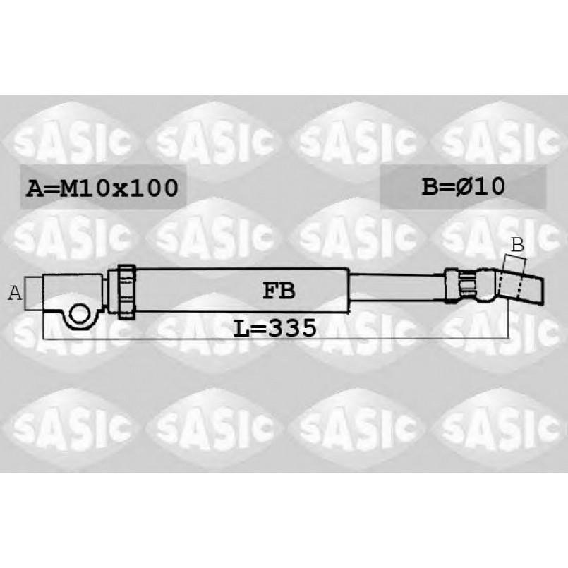 SBH6365   SASIC - Гальмівний шланг