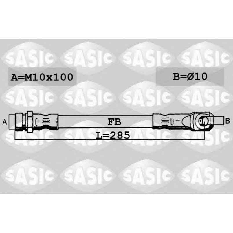 SBH6372   SASIC - Гальмівний шланг
