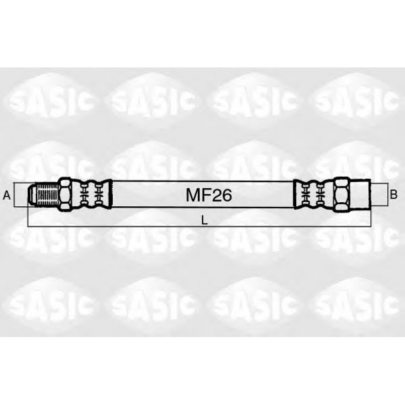 SBH6375   SASIC - Гальмівний шланг