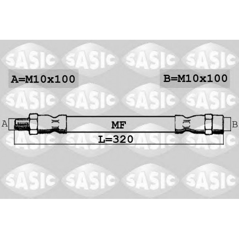 SBH6379   SASIC - Гальмівний шланг