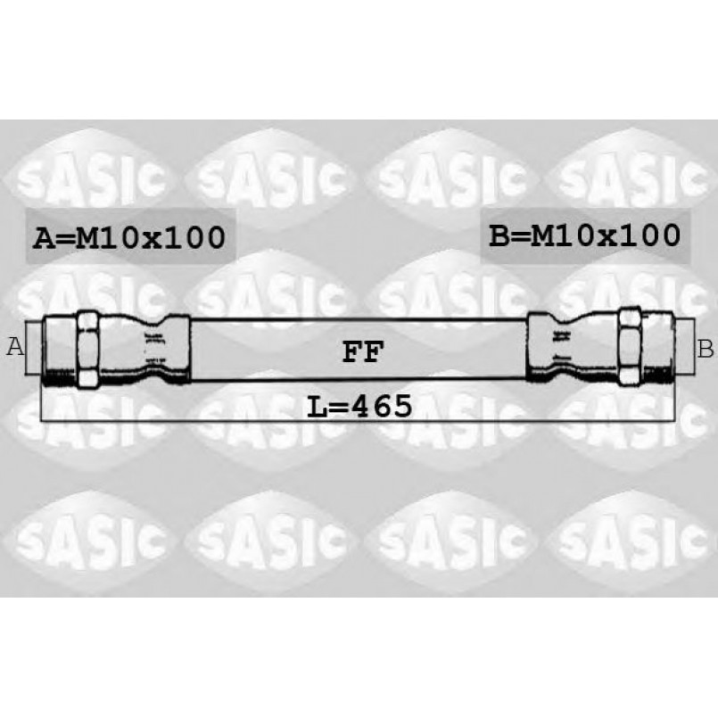 SBH6389   SASIC - Гальмівний шланг