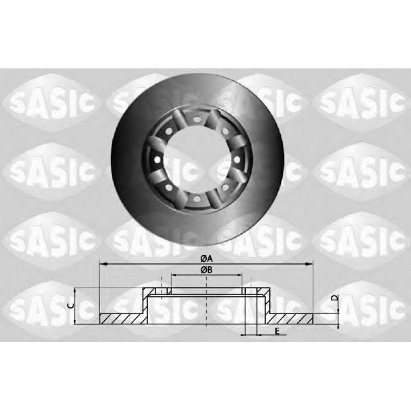 T611001   SASIC - Гальмівний диск