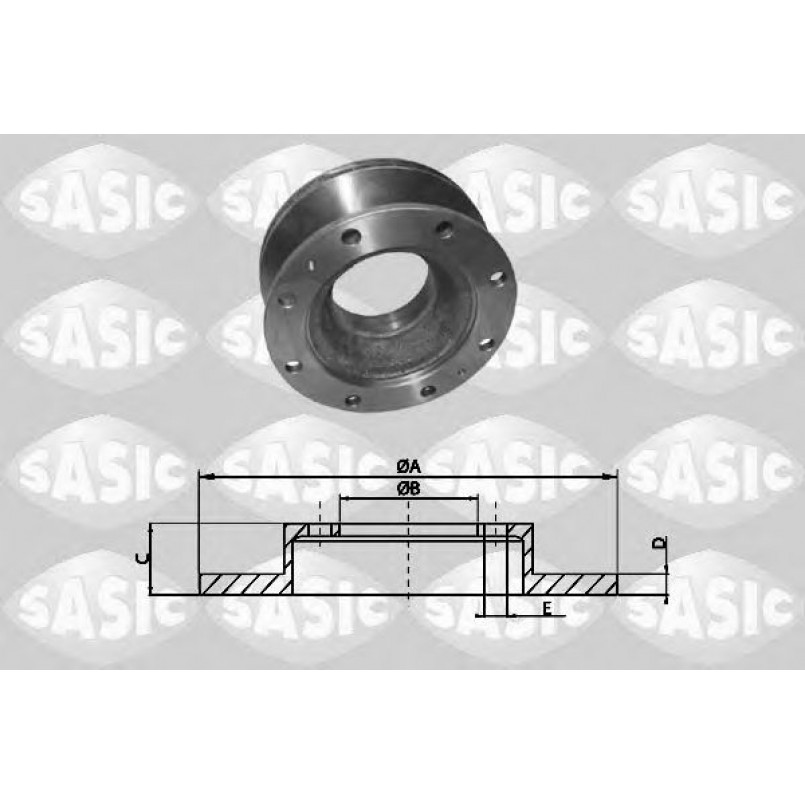 T616002   SASIC - Гальмівний диск