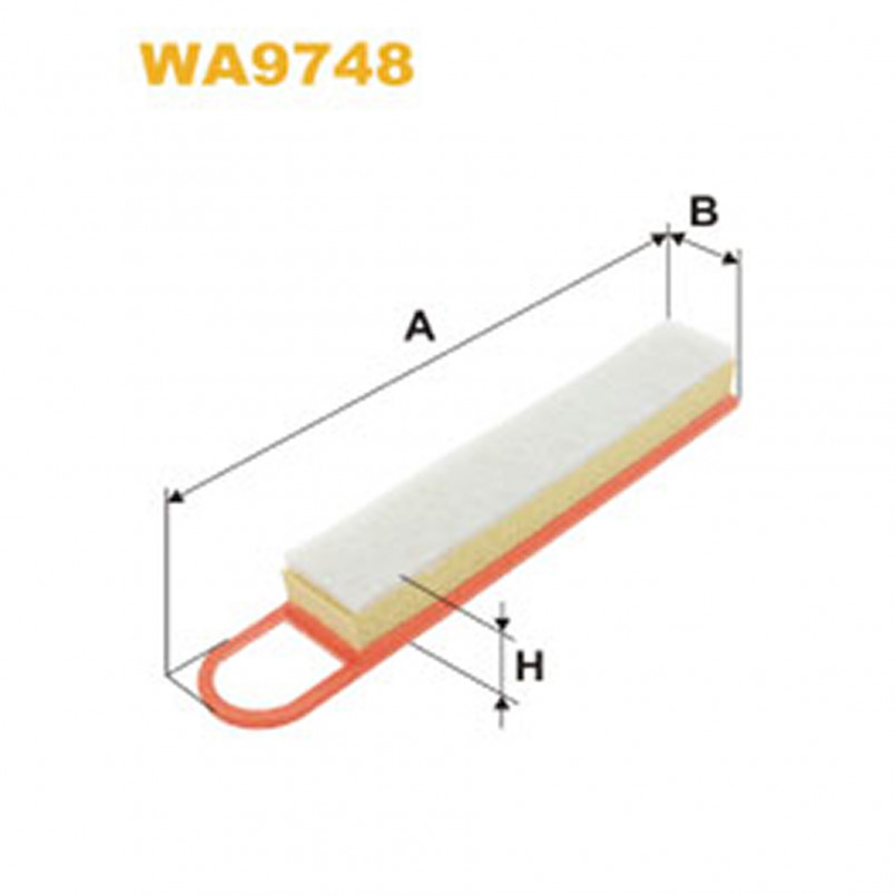 WA9748   (058/9)  WIX Фільтр повітря