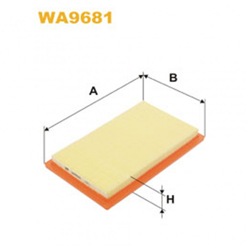 WA9681   (107/4)  WIX Фільтр повітря