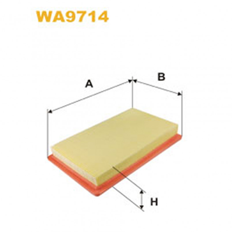 WA9714   (107/6)  WIX Фільтр повітря