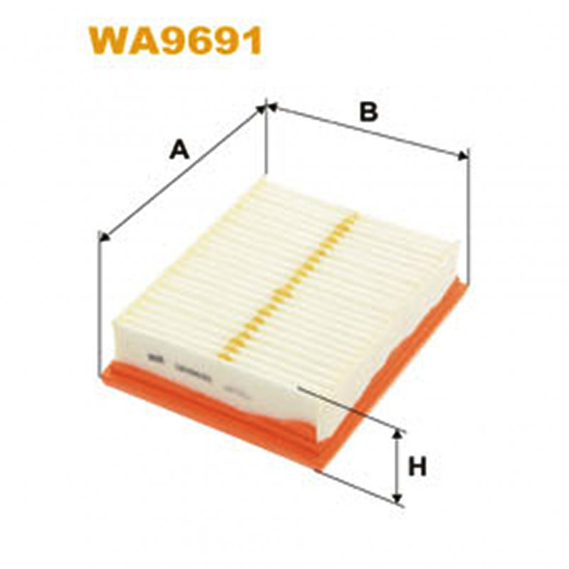 WA9691   (190/7)  WIX Фільтр повітря