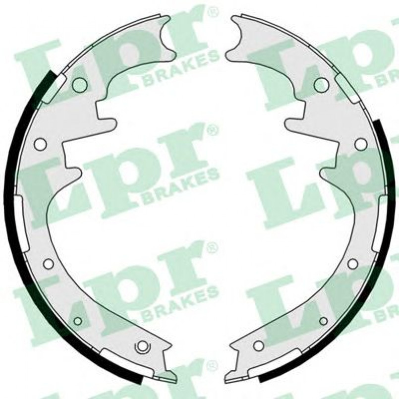 01125 LPR - Гальмівні колодки до барабанів