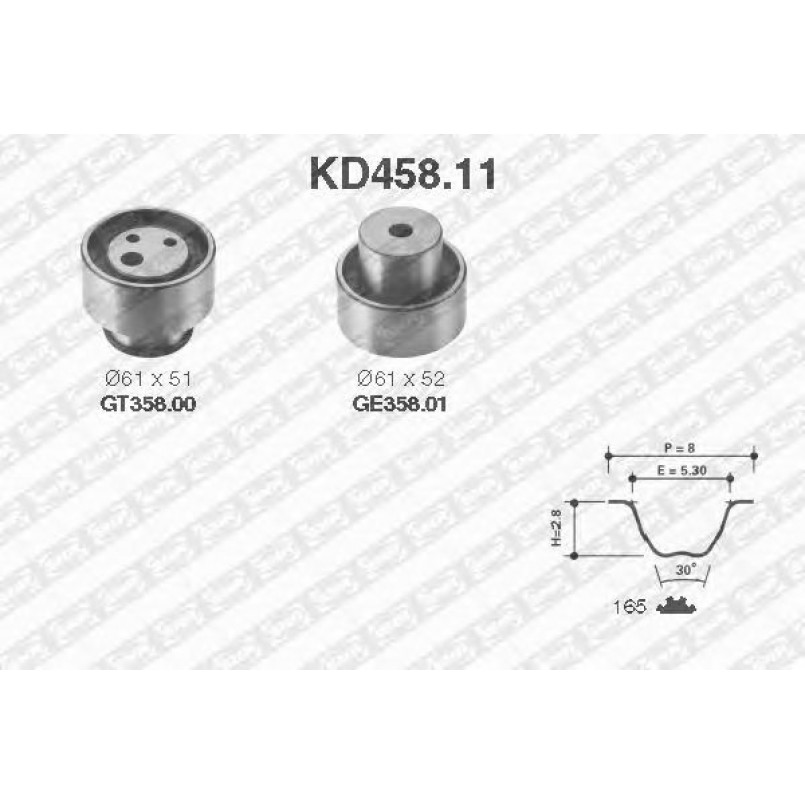 KD458.11  NTN-SNR - Ремкомплект ременя ГРМ