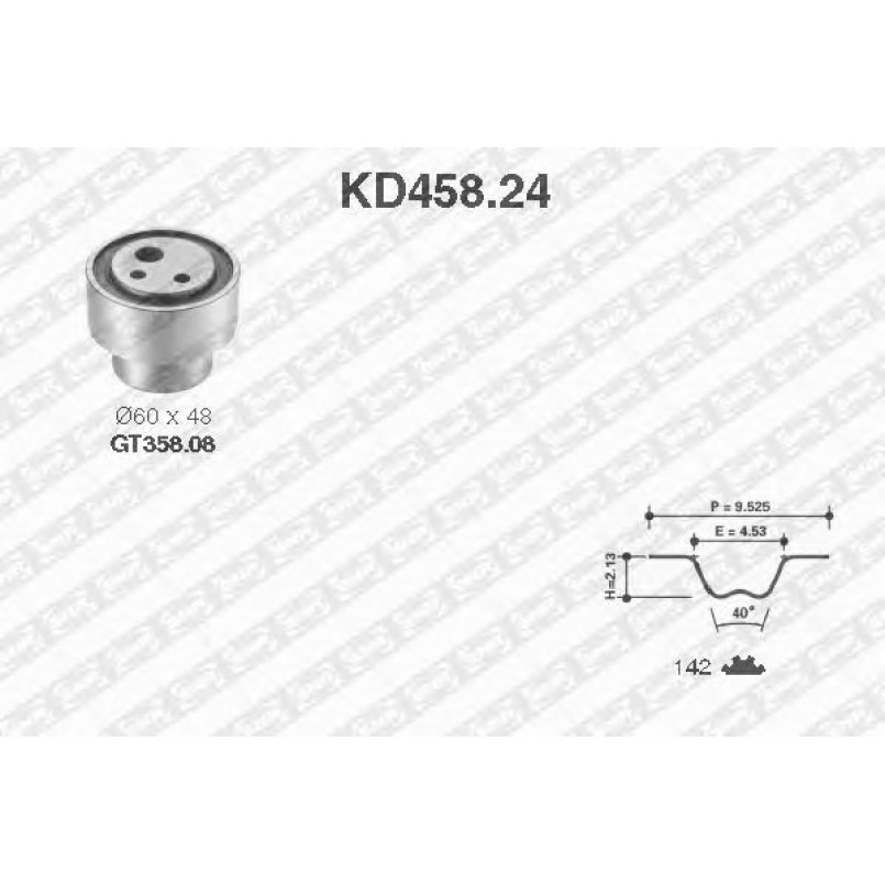 KD458.24  NTN-SNR - Ремкомплект ременя ГРМ
