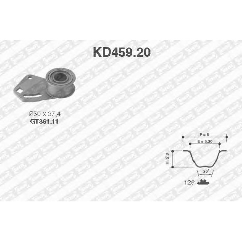 KD459.20  NTN-SNR - Ремкомплект ременя ГРМ