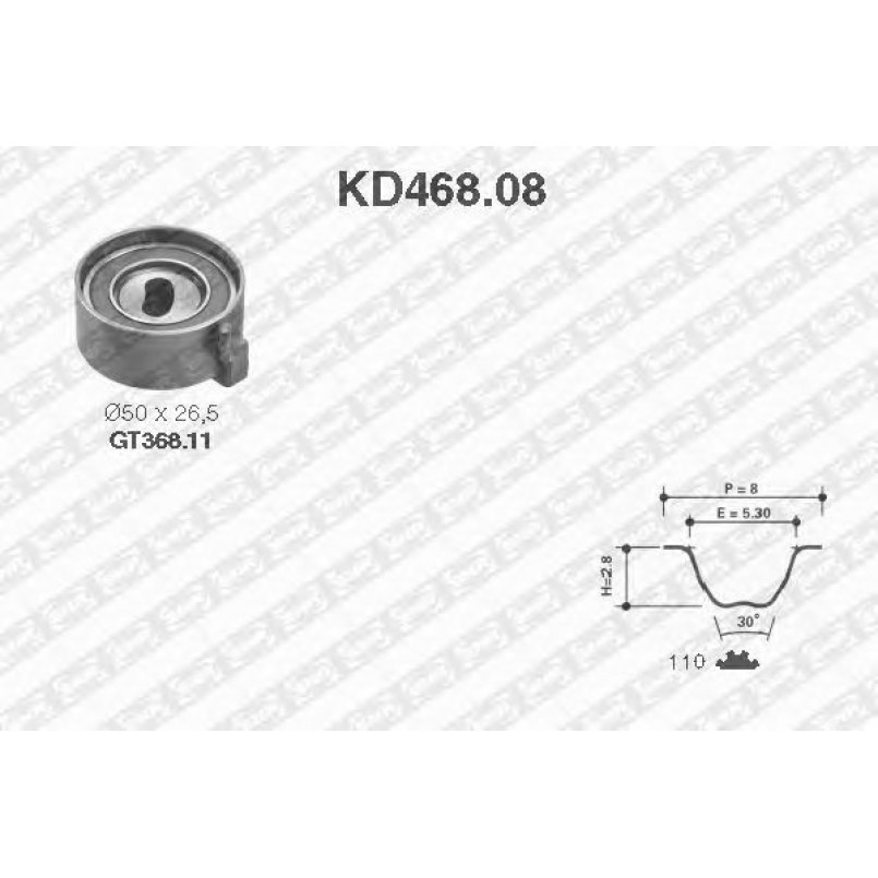 KD468.08  NTN-SNR - Ремкомплект ременя ГРМ
