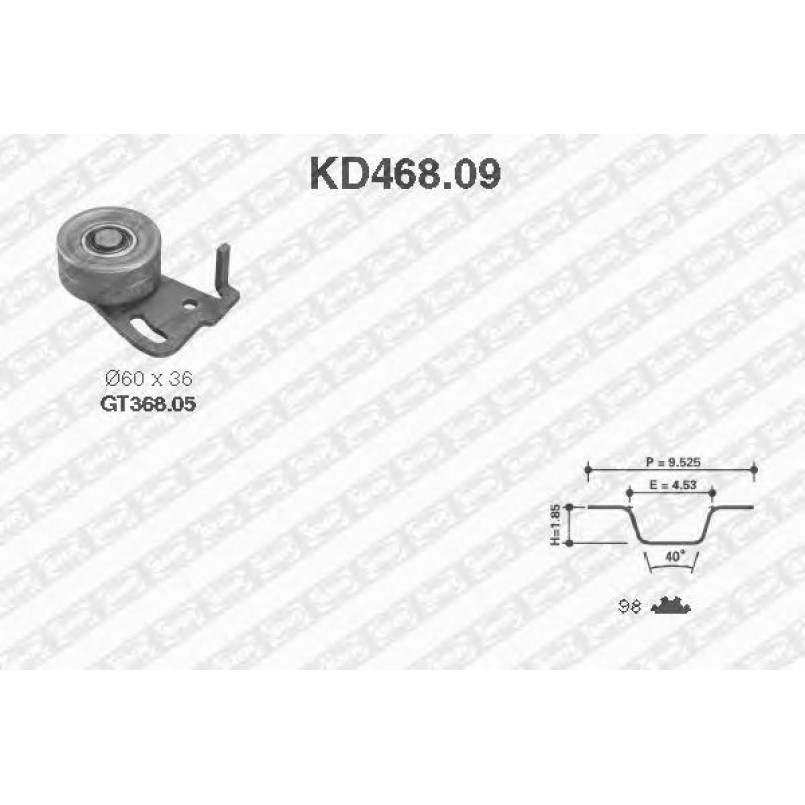 KD468.09  NTN-SNR - Ремкомплект ременя ГРМ