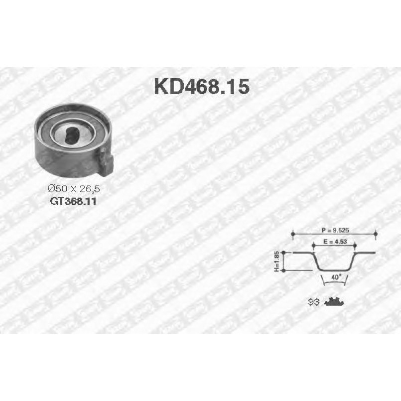 KD468.15  NTN-SNR - Ремкомплект ременя ГРМ