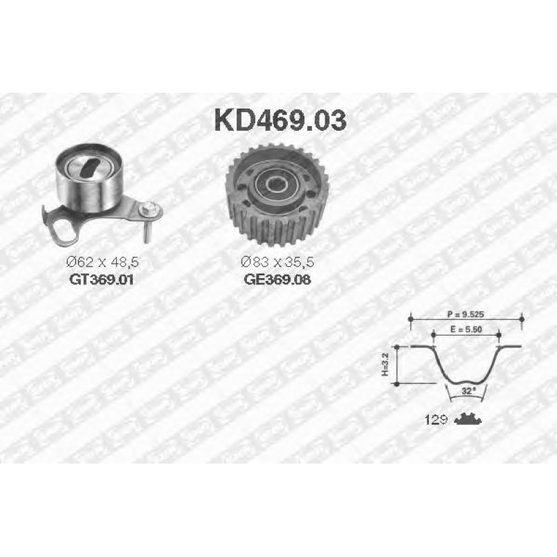 KD469.03  NTN-SNR - Ремкомплект ременя ГРМ
