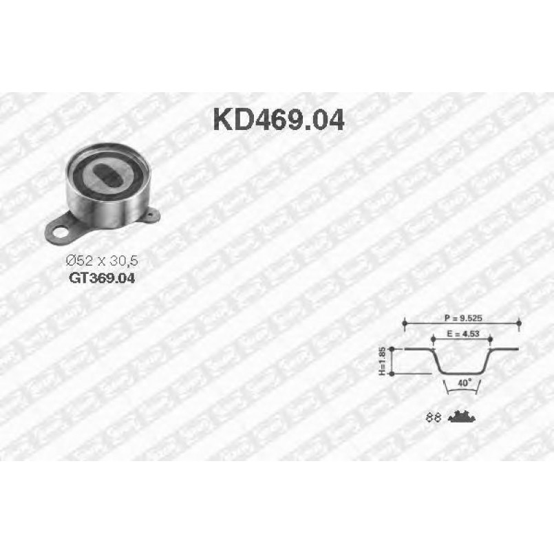 KD469.04  NTN-SNR - Ремкомплект ременя ГРМ