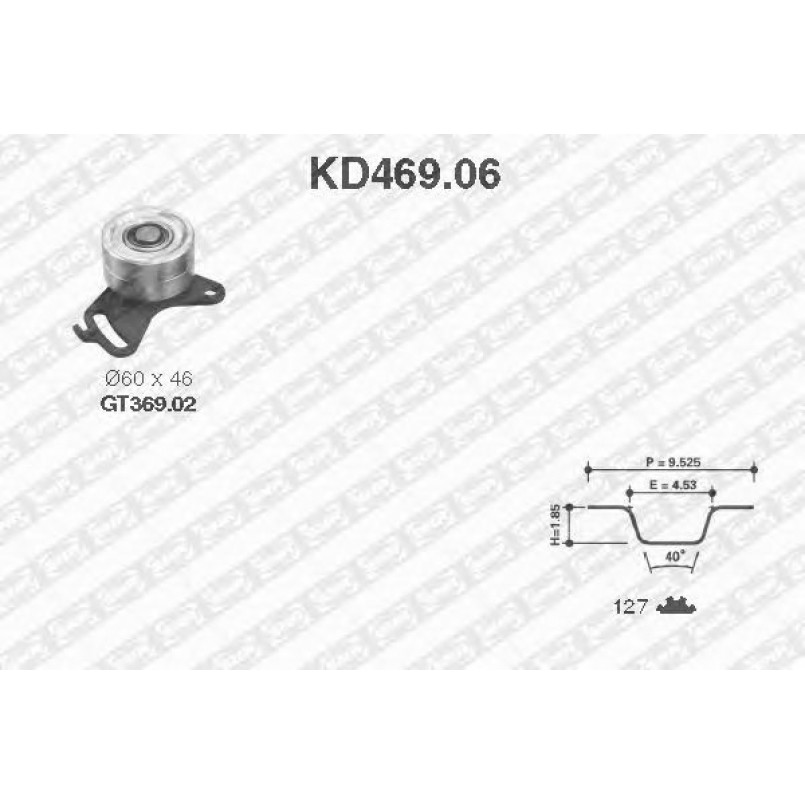 KD469.06  NTN-SNR - Ремкомплект ременя ГРМ