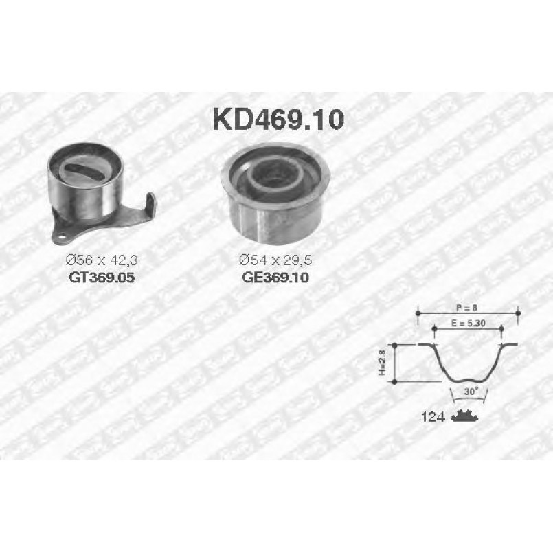 KD469.10  NTN-SNR - Ремкомплект ременя ГРМ