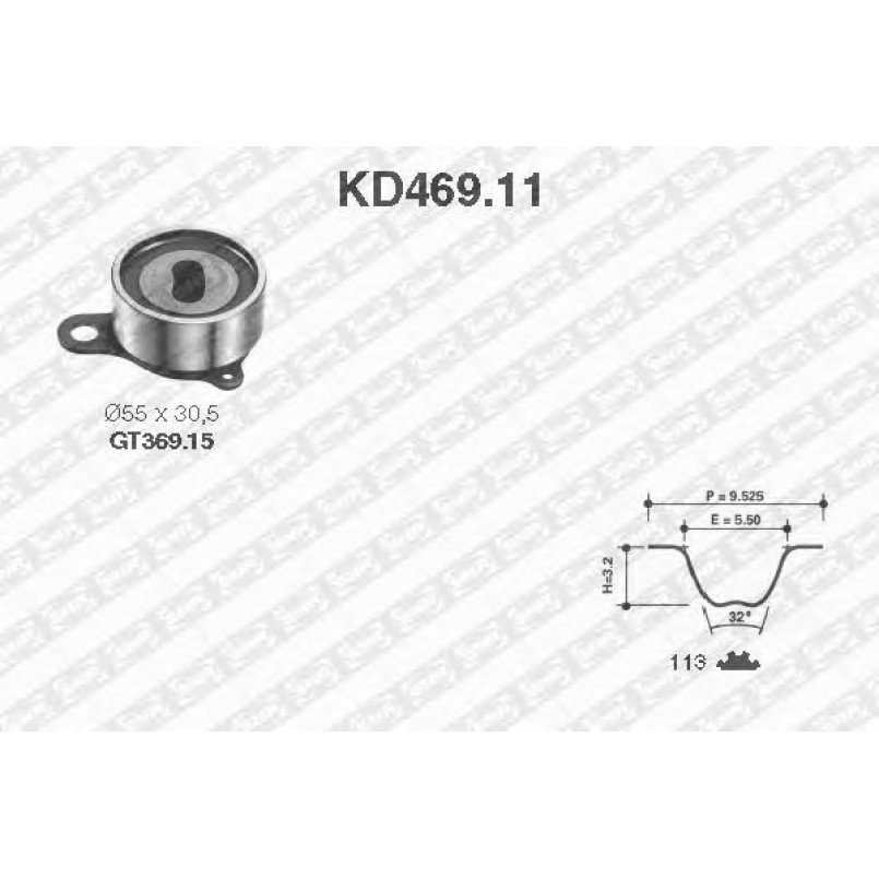 KD469.11  NTN-SNR - Ремкомплект ременя ГРМ
