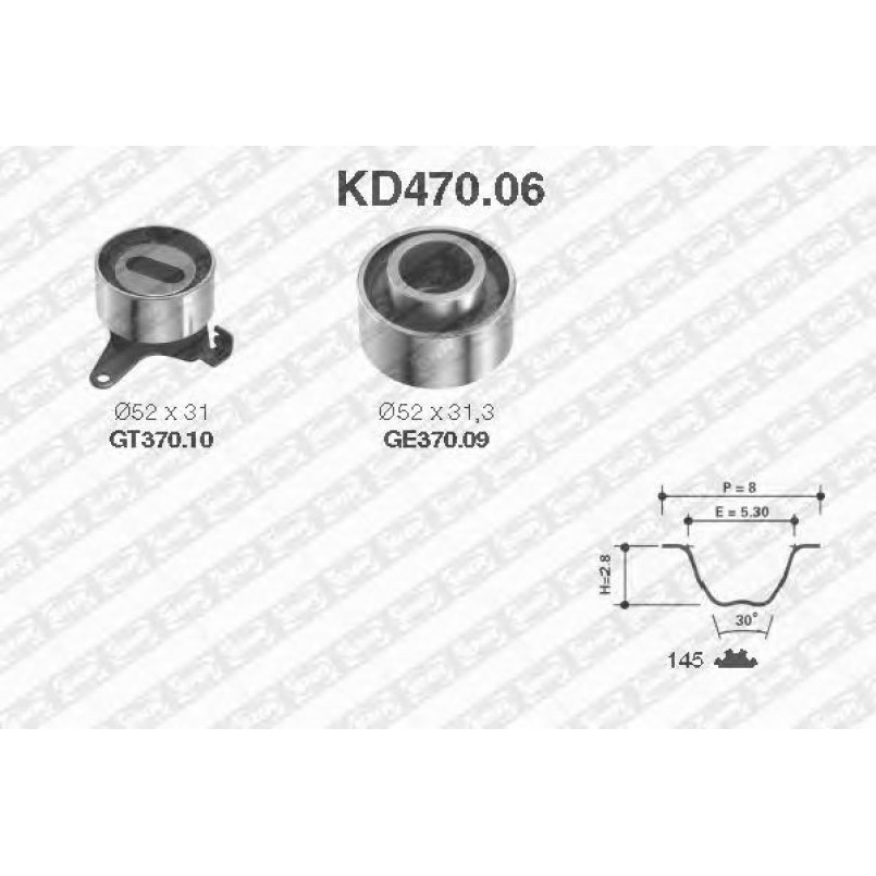 KD470.06  NTN-SNR - Ремкомплект ременя ГРМ