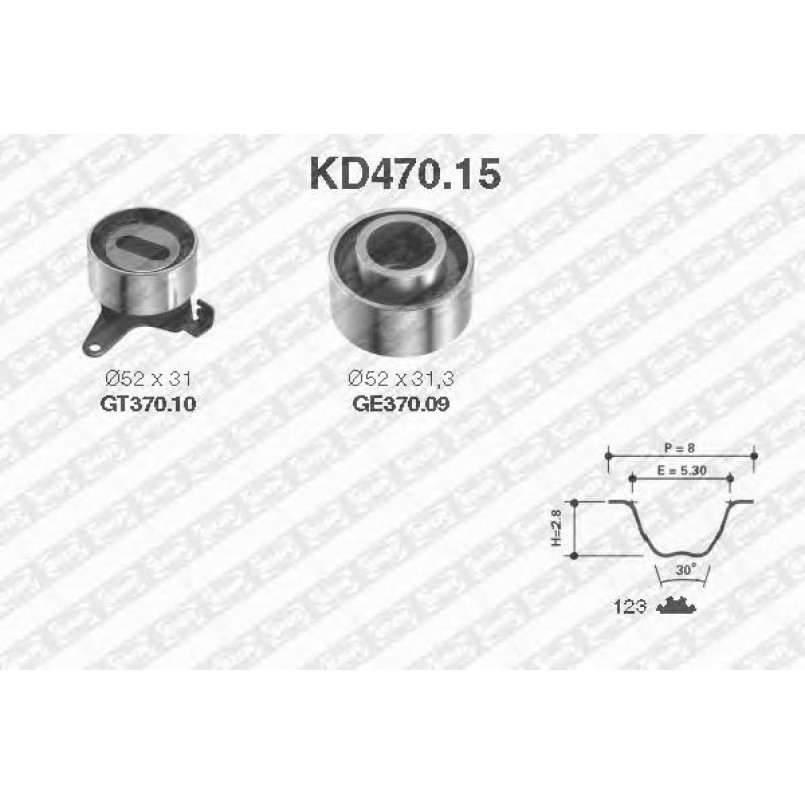 KD470.15  NTN-SNR - Ремкомплект ременя ГРМ