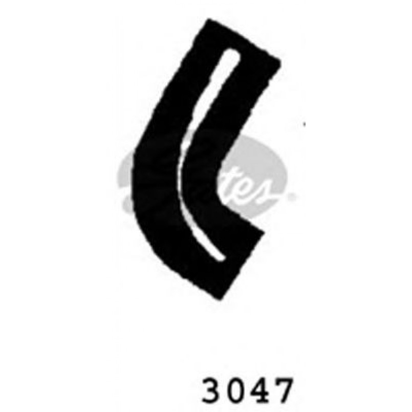 3047 (4275-13047)  Патрубок системи охолодження GATES