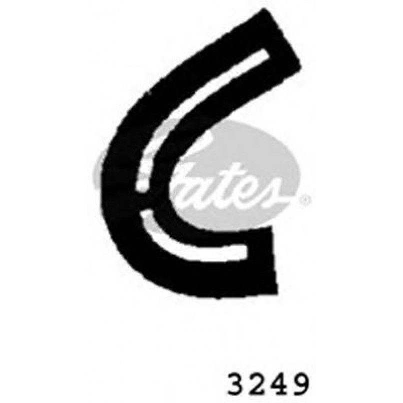 3249 (4275-13249) Патрубок системи охолодження GATES