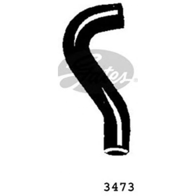 3473 (4275-13473) Патрубок системи охолодження GATES