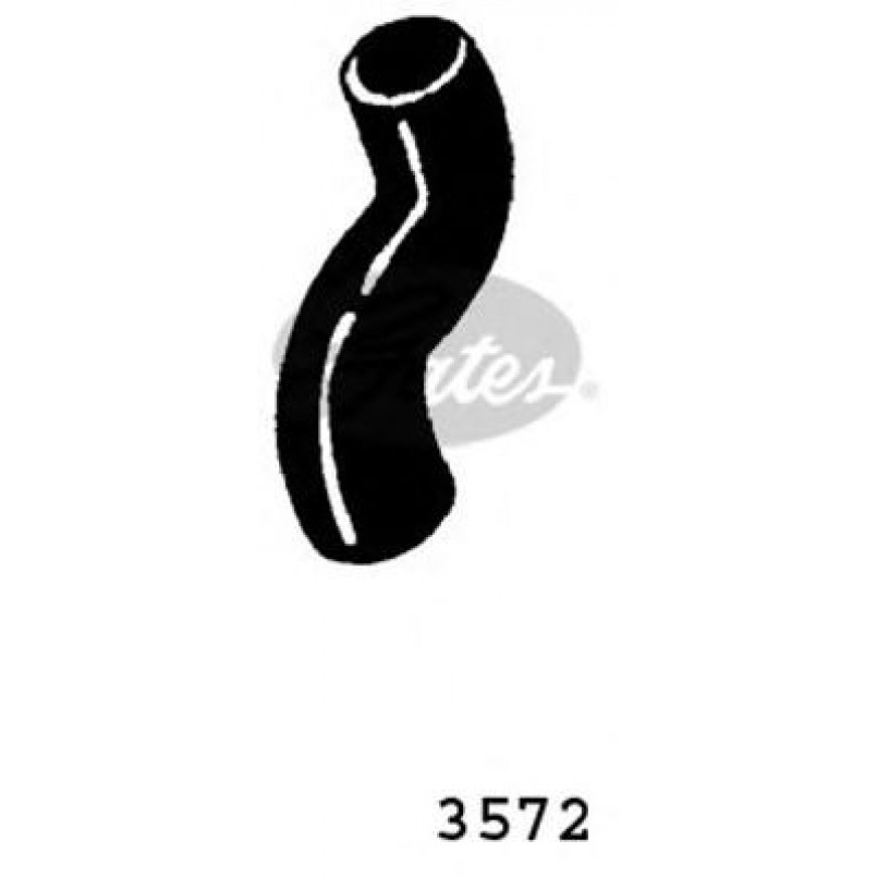 3572 (4275-13572)  Патрубок системи охолодження GATES