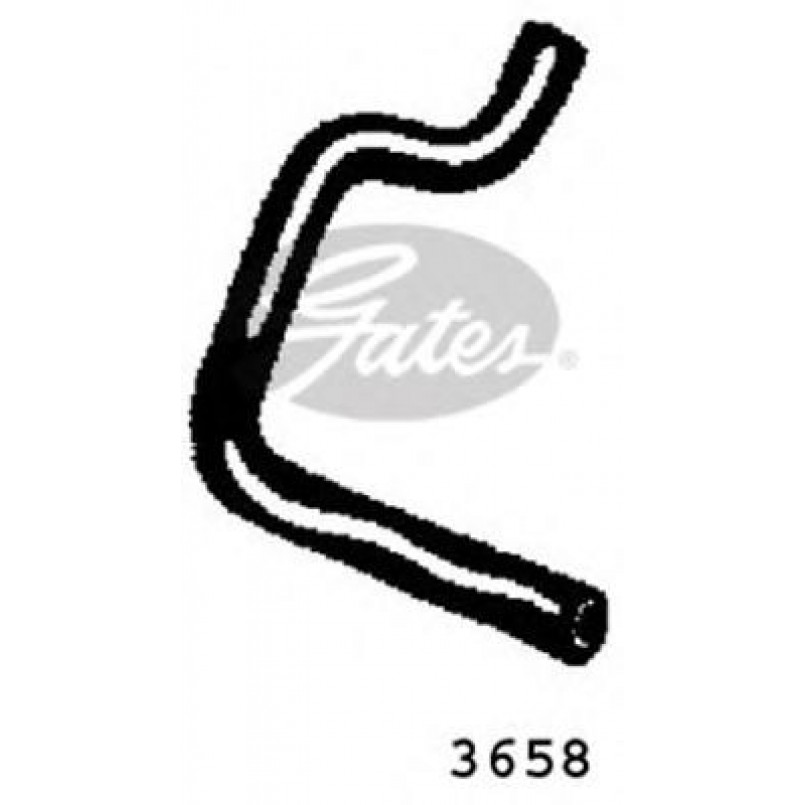 3658 (4275-13658) Патрубок системи охолодження GATES