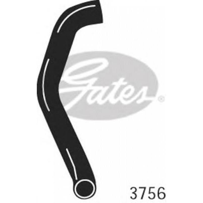 3756 (4275-13756) Патрубок системи охолодження GATES