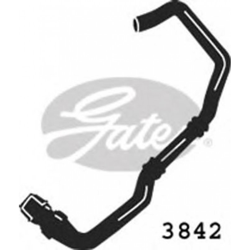3842 (4275-13842) Патрубок системи охолодження GATES
