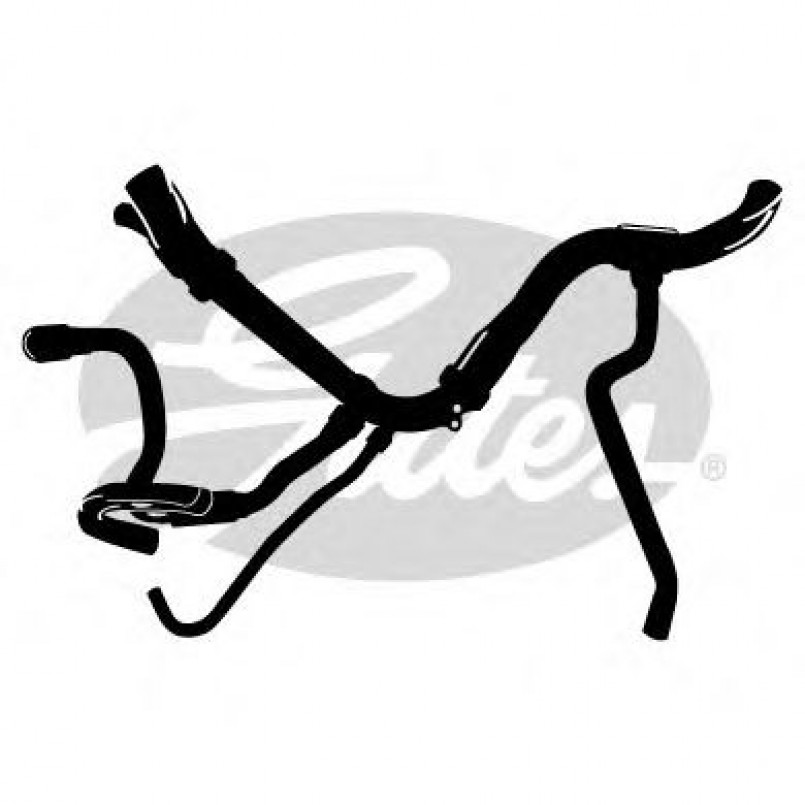 3934 (4275-13934)  Патрубок системи охолодження GATES