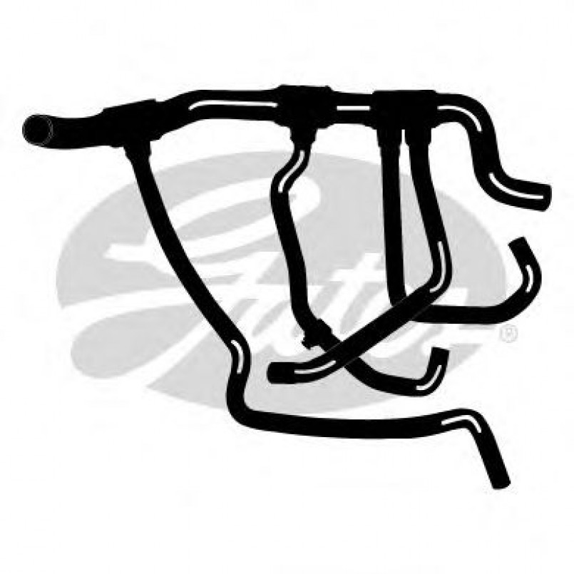 3943 (4275-13943) Патрубок системи охолодження GATES