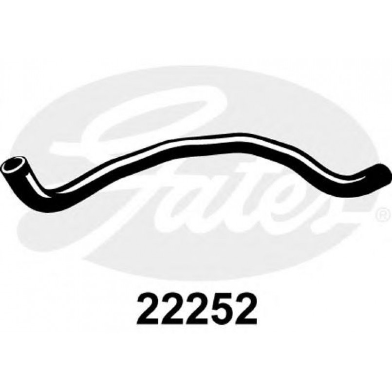 22252 (4275-22252) Патрубок системи охолодження GATES
