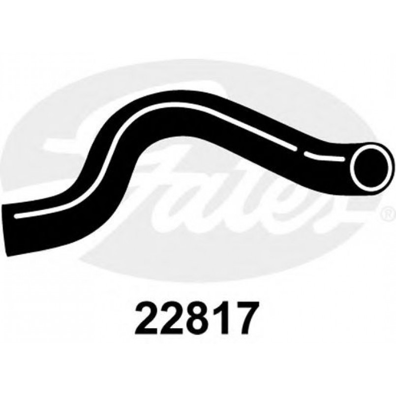 22817 (4275-22817) Патрубок системи охолодження GATES