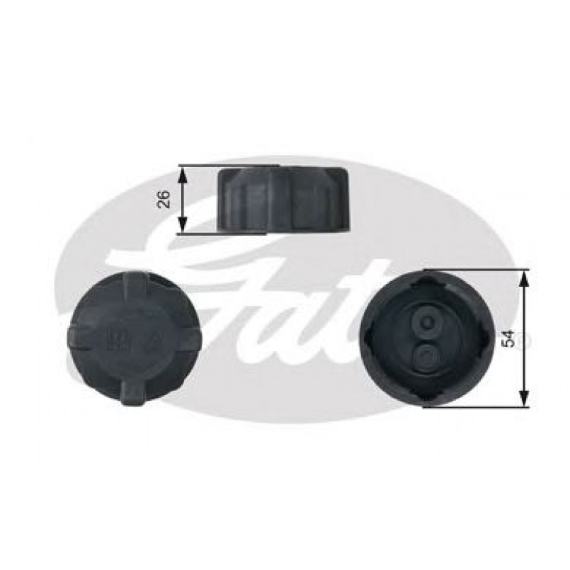 RC202 (7410-30029)  Кришка розширювального бачка системи охолодження GATES