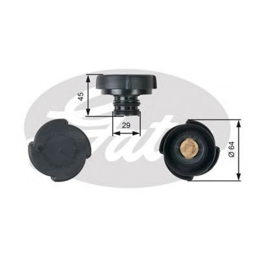 RC204 (7410-30031)  Кришка розширювального бачка системи охолодження GATES