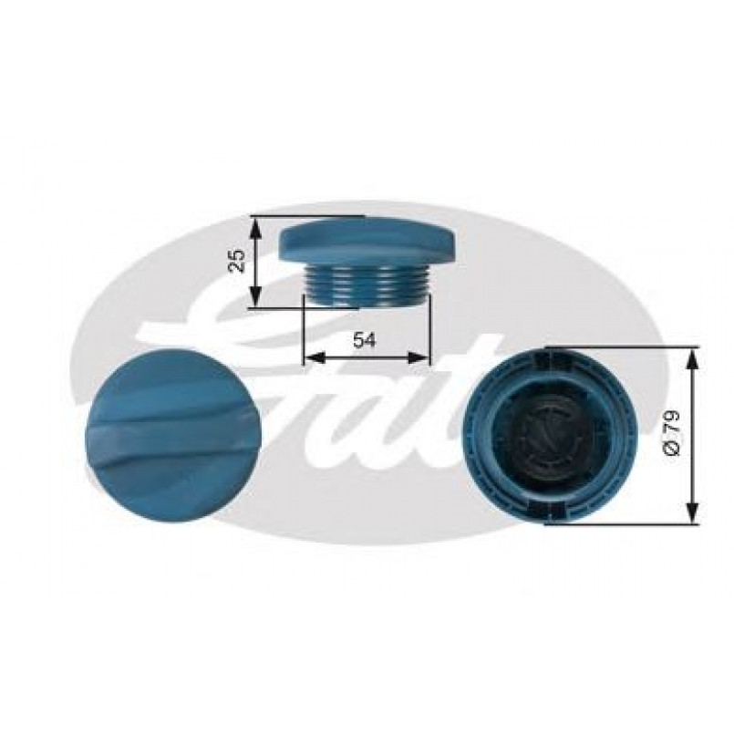 RC205 (7410-30032)  Кришка розширювального бачка системи охолодження GATES