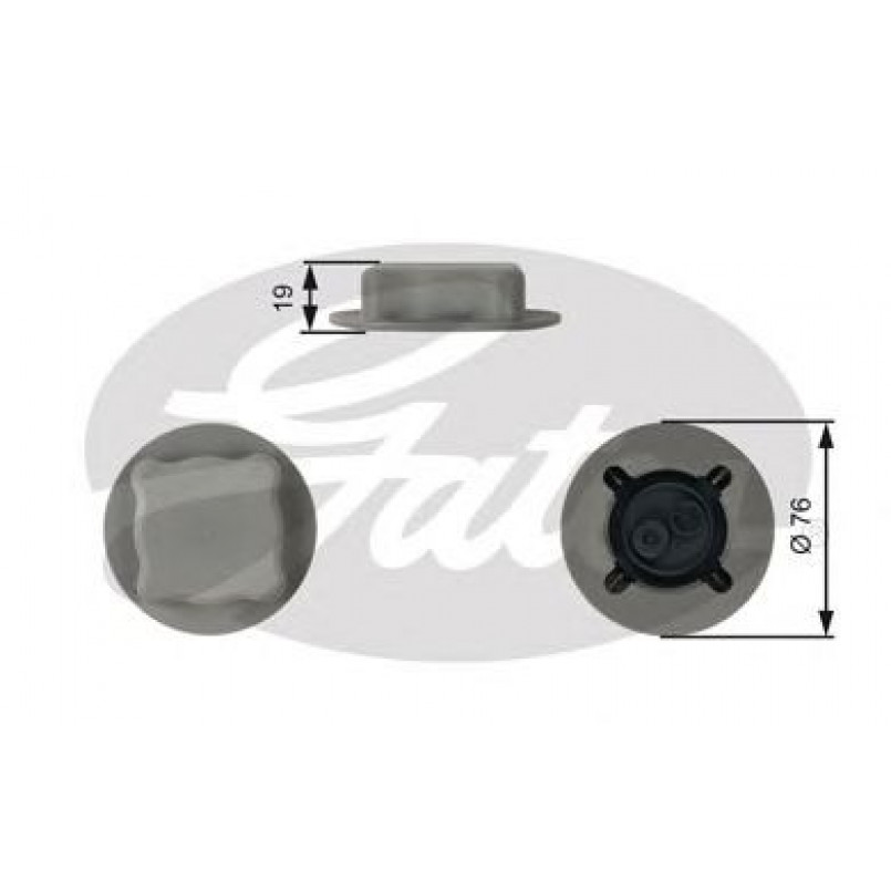 RC206 (7410-30033)  Кришка розширювального бачка системи охолодження GATES